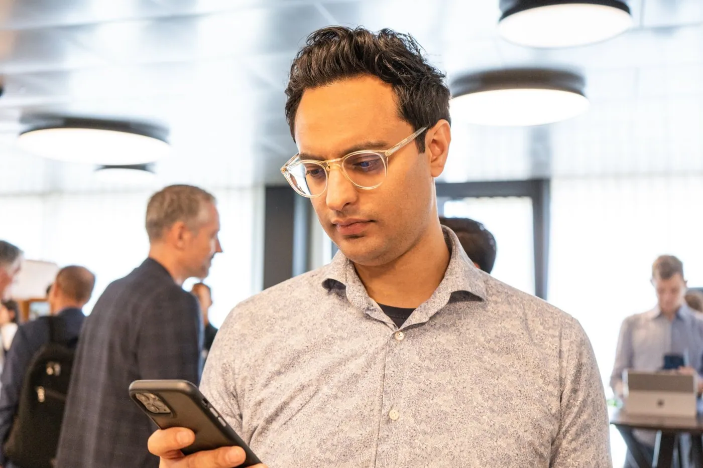 Koni Arora bei der SIX in Zürich